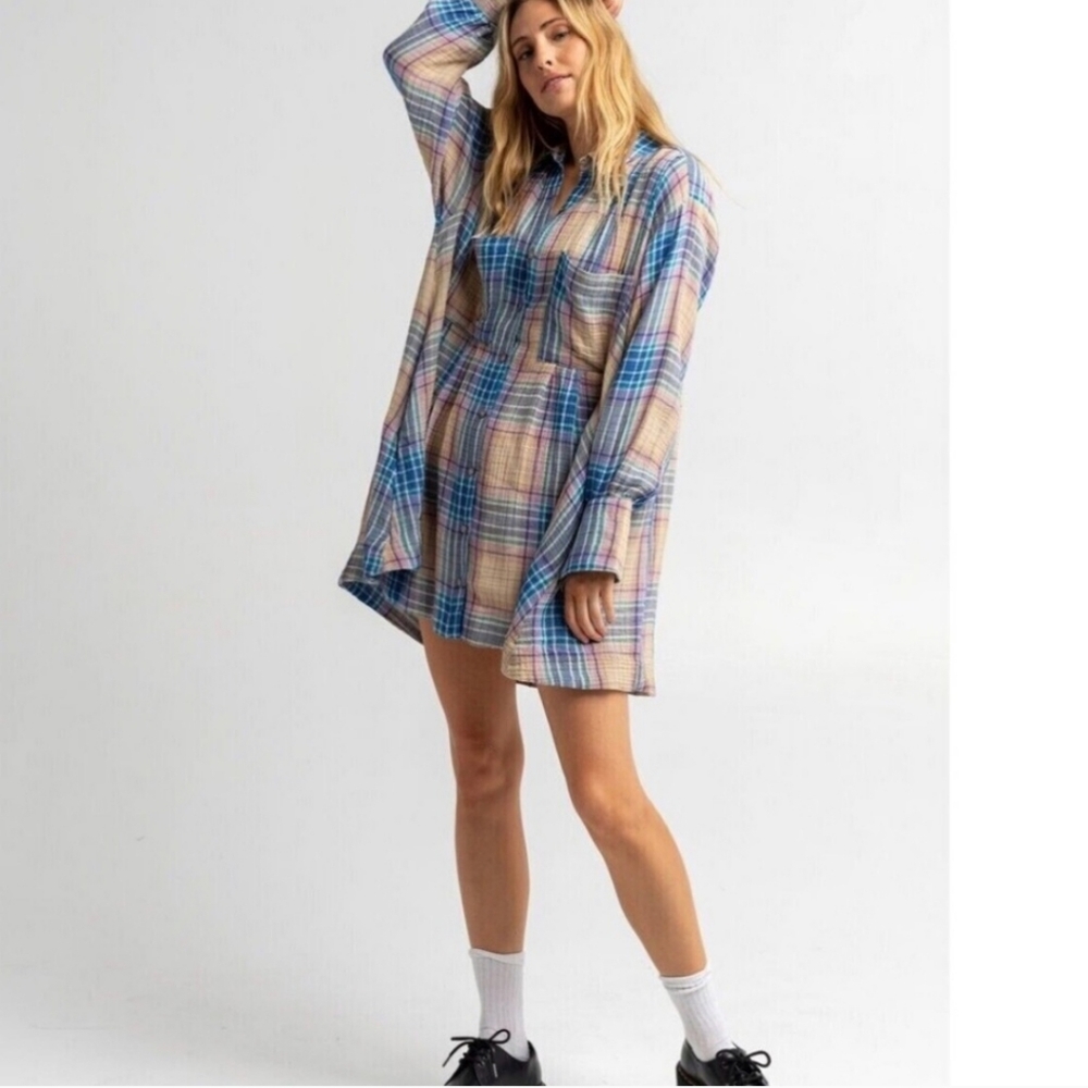 Free people Voyager shirt dress